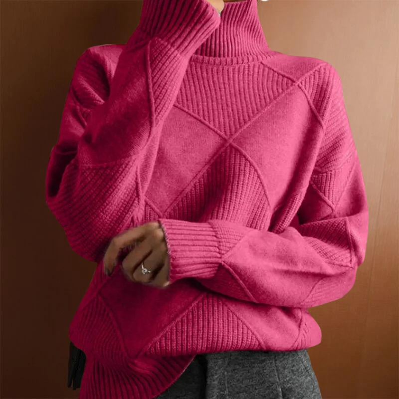 Sweater-with-heat collar