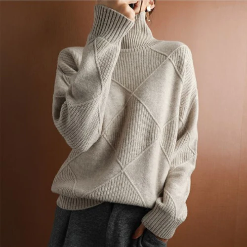 Sweater-with-heat collar